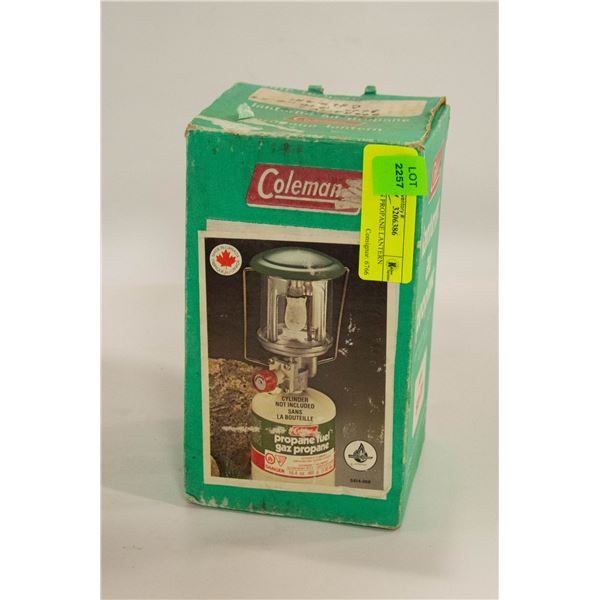 COLEMAN PROPANE LANTERN