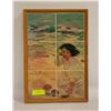 Image 1 : VINTAGE KIMBERLY GRAPHIC ART TILE WALL DISPLAY