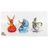 Image 1 : 3 PC LOT HIGH DETAIL ZEMENO DRAGONS