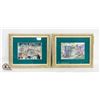 Image 1 : 4 PC LOT FRAMED WATERCOLORS