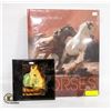 Image 1 : HANDMADE CERAMIC HORSE TILE SOLD W. NEW HORSE BOOK