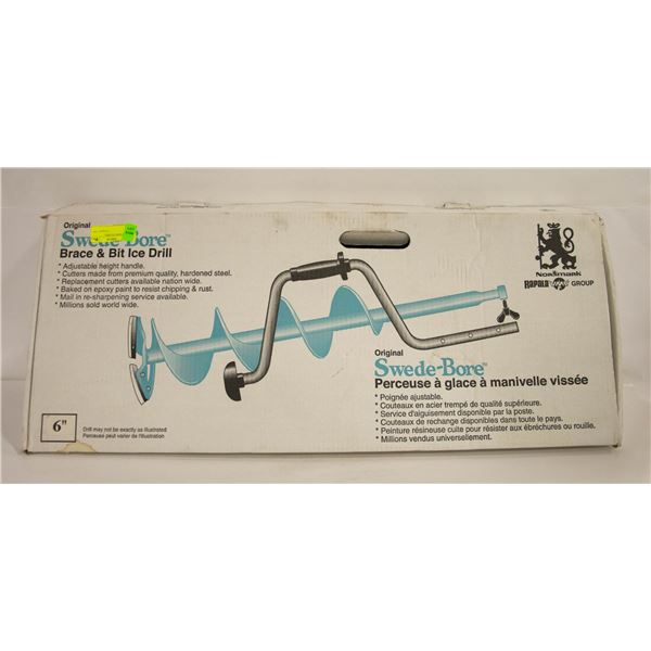 SWEDE-BORE ICE DRILL