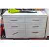 Image 2 : 6 DRAWER DRESSER 1 HANDLE NEEDS TO BE RE-ATTACHED