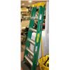 Image 1 : GREEN FIBERGLASS LADDER 8'