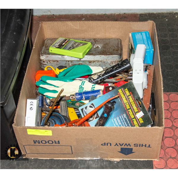 TOOLS- BOX LOT ASSORTED