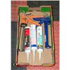 Image 1 : FLAT WITH ASSORTMENT OF NEW 300 ML TUBES OF