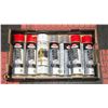 Image 1 : FLAT WITH 7 NEW 15 OZ CANS OF INVERTED TIP