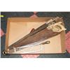 Image 1 : VINTAGE HAND SAWS- ASSORTED