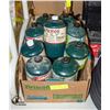 Image 1 : LOT OF 9 FULL MINI PROPANE TANKS