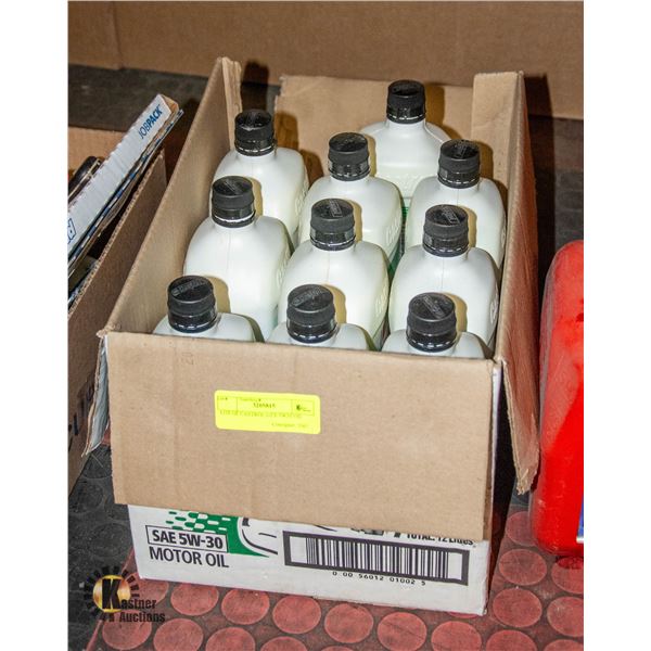 LOT OF CASTROL GTX 5W30 OIL