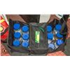 Image 1 : CARRY BAG W/ 20 CONTAINERS OF SCREWS/NAILS/NUTS