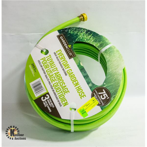 NEW GARDEN CLUB 75FT GARDEN HOSE