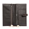 Image 6 : Hermes Black Alligator Leather Bearn Wallet