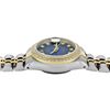 Image 6 : Rolex Ladies Quickset 18K Gold And Steel Blue Vignette Diamond Datejust Wristwat
