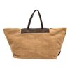 Image 4 : Fendi Beige Open Tote Suede Handbag