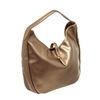 Image 2 : Salvatore Ferragamo Light Bronze Leather Perforated Hobo Bag