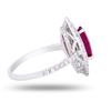 Image 3 : 1.65 ctw Ruby and 1.01 ctw Diamond Platinum Ring
