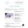 Image 4 : 1.72 ctw Pink Sapphire and 0.60 ctw Diamonds Platinum Ring