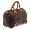 Image 3 : Louis Vuitton Brown Monogram Canvas Speedy 30 Satchel Bag
