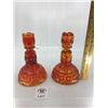 Image 1 : L E SMITH MOON & STARS CANDLESTICKS 1pr