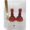 Image 1 : L E SMITH MOON & STARS CANDLESTICKS 1pr