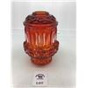 Image 1 : L E SMITH VINTAGE AMBERINA GLASS MOON & STARS