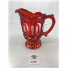 Image 1 : L E SMITH VINTAGE AMBERINA GLASS MOON & STARS