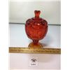 Image 1 : L E SMITH VINTAGE AMBERINA MOON & STARS SMALL