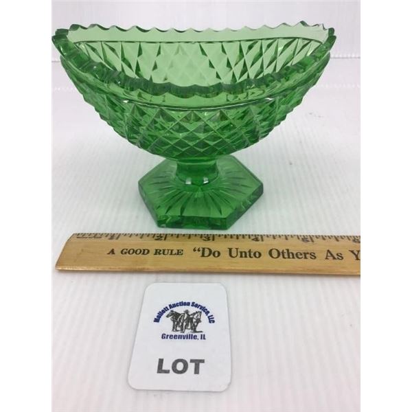 ANTIQUE 19th CENTURY HAND BLOWN MASTER SALT