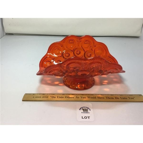 L E SMITH VINTAGE GLASS. GLOWS, AMBERINA MOON &