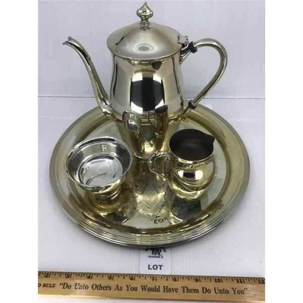 TEA SET SILVERPLATE