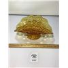 Image 1 : L E SMITH VINTAGE MOON & STARS AMBER GLASS SMALL