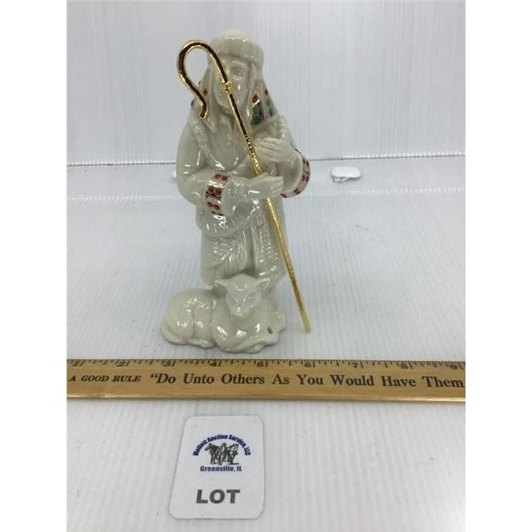 LENOX CHINA JEWELS NATIVITY SHEPHERD WITH STAFF