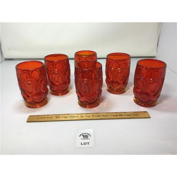 L E SMITH VINTAGE MOON & STARS AMBERINA SMALL