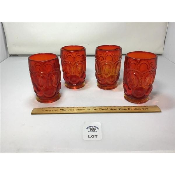 L E SMITH VINTAGE MOON & STARS AMBERINA SMALL