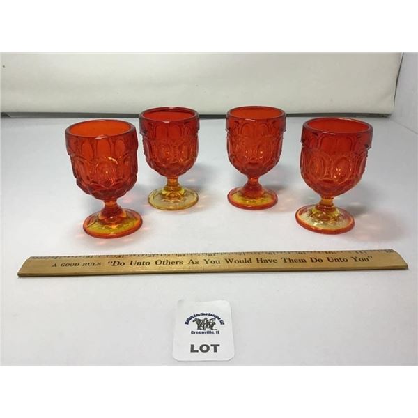 L E SMITH VINTAGE MOON & STARS AMBERINA SMALL