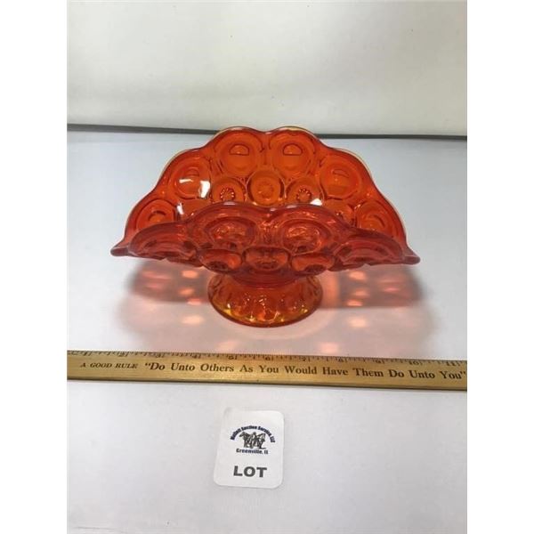 L E SMITH VINTAGE MOON & STARS AMBERINA BANANA