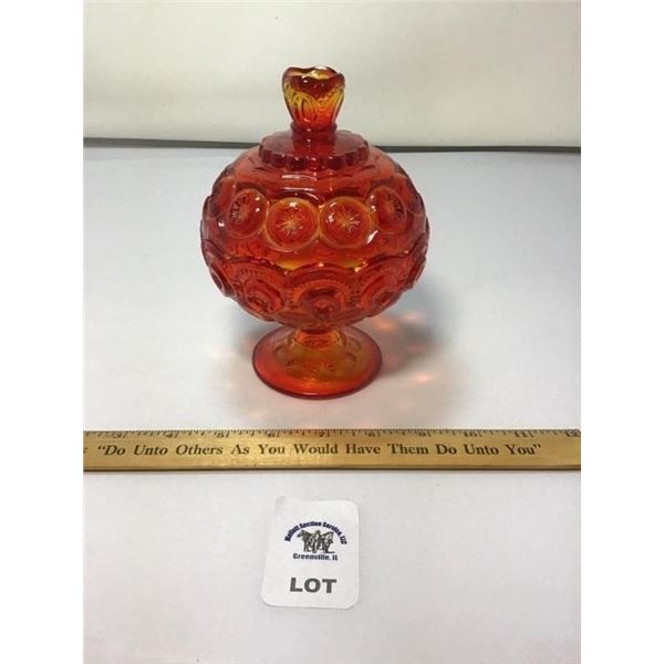 L E SMITH VINTAGE MOON & STARS AMBERINA SMALL