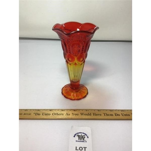 L E SMITH VINTAGE MOON & STARS AMBERINA FLAT