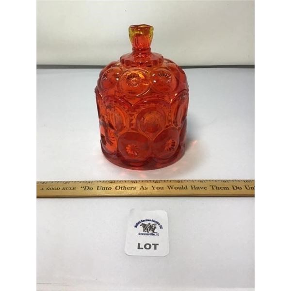 L E SMITH VINTAGE MOON & STARS AMBERINA
