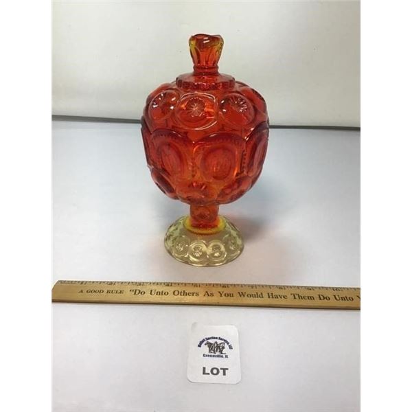 L E SMITH VINTAGE MOON & STARS AMBERINA SMALL