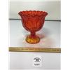 Image 1 : L E SMITH VINTAGE MOON & STARS AMBERINA RUFFLED