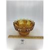 Image 1 : FENTON ART GLASS CANDLE BOWL SAW TOOTH RIM