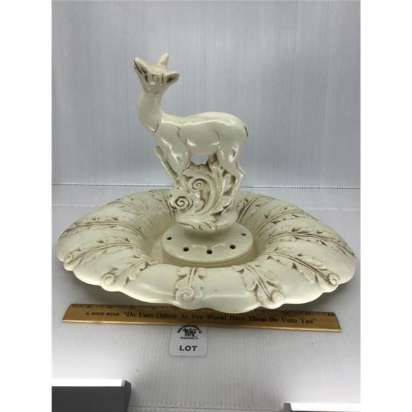 RED WING ART POTTERY CONSOLE BOWL
