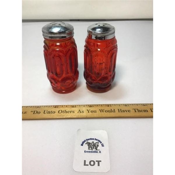 L E SMITH VINTAGE MOON & STARS AMBERINA SALT