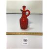 Image 1 : L E SMITH VINTAGE MOON & STARS AMBERINA CRUET W