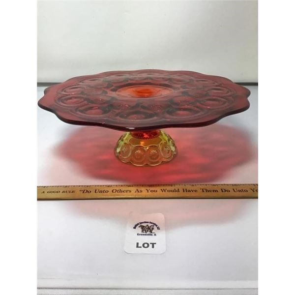 L E SMITH VINTAGE MOON & STARS AMBERINA CAKE