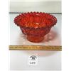 Image 1 : L E SMITH VINTAGE MOON & STARS AMBERINA RUFFLED