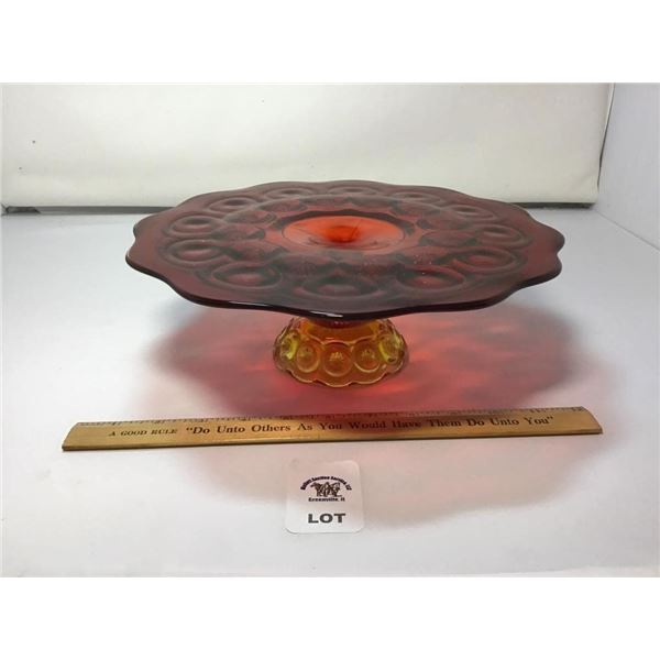L E SMITH VINTAGE MOON & STARS AMBERINA CAKE