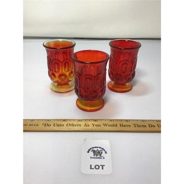 L E SMITH VINTAGE MOON & STARS AMBERINA JUICE